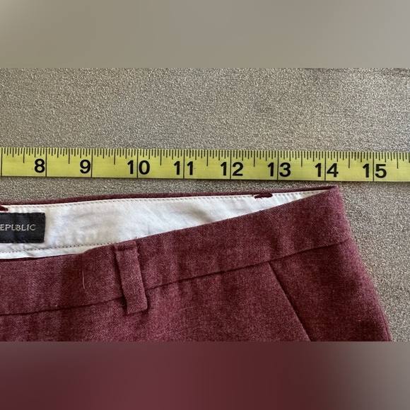 Banana Republic Reddish-Brown Chinos Wool Tailored for Professional Wear (868) - Picture 7 of 12